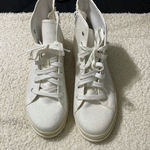 Shimmer girls combat boots